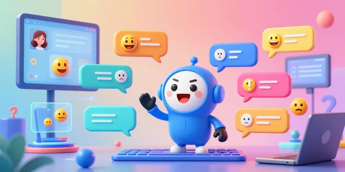 Interactive spicy chat AI environment illustrating vibrant conversations with virtual characters and emojis.