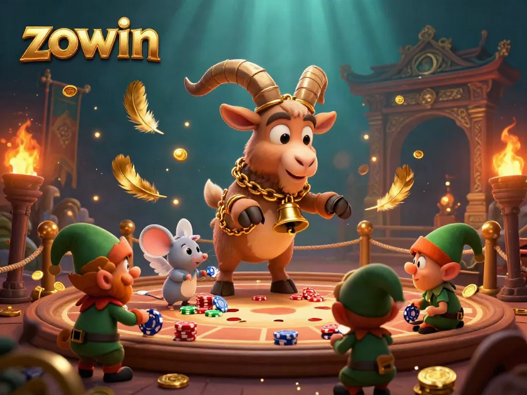 Experience the thrill of Zowin at a festive casino with Krampus, an angel mouse, and mischievous gremlins.